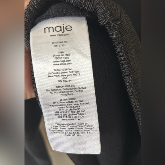 MAJE Studded Eyelet Pullover Thick Sweatshirt Long Sleeve Crewneck - Picture 6 of 6